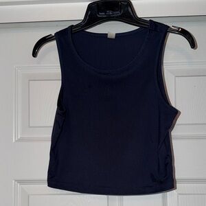 Women's Navy Sleeveless Top